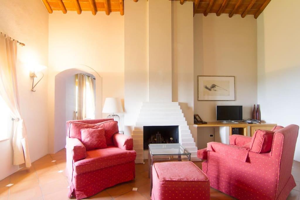 Villa Alla Trappola San Clemente in Valle Bagian luar foto